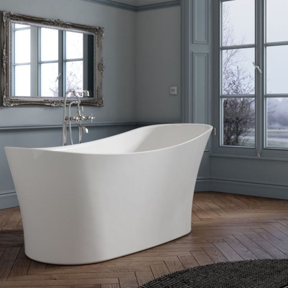 Royce Morgan Ebony Freestanding Bath