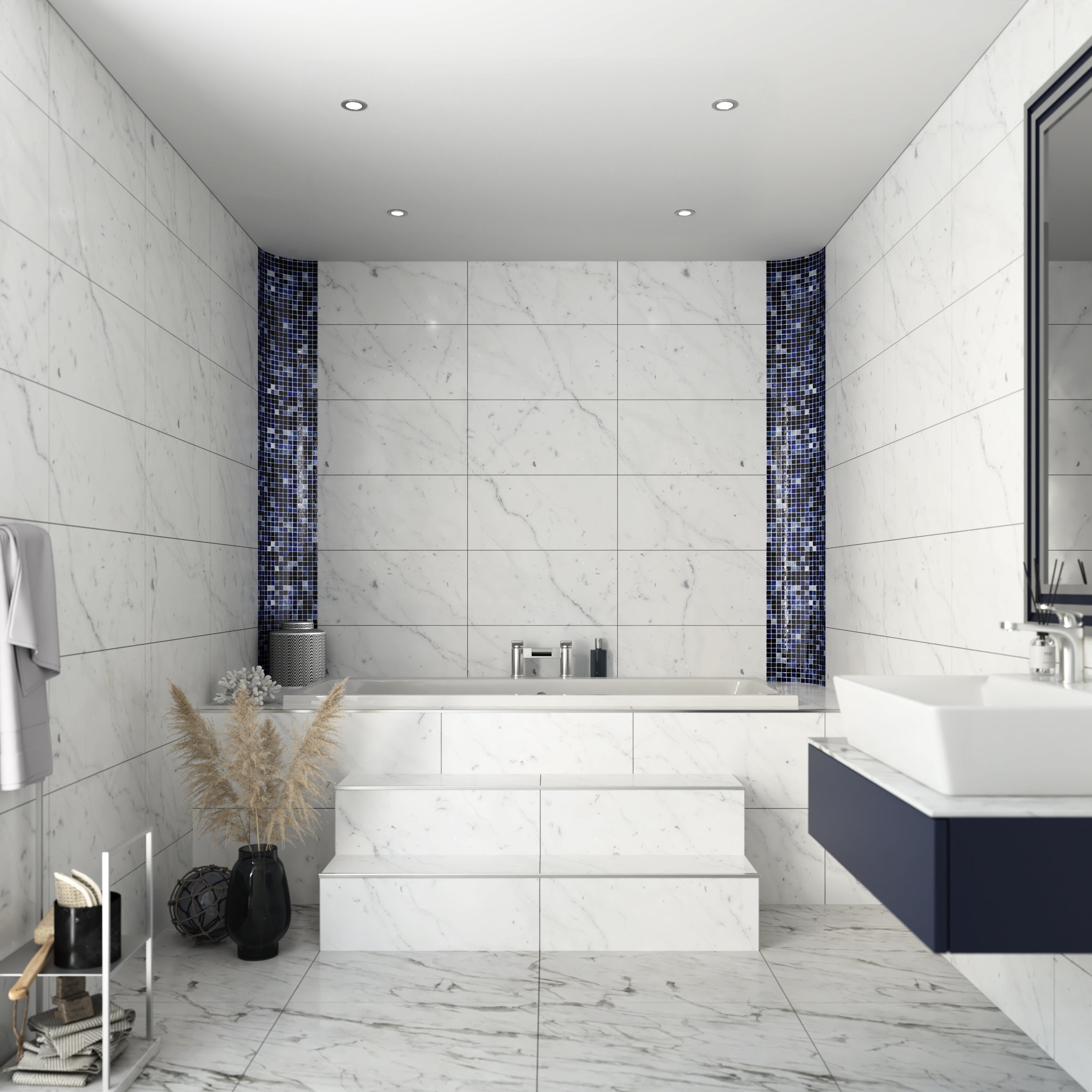 Ortano Azola® Concave Corner - Blissful Bathing Solutions