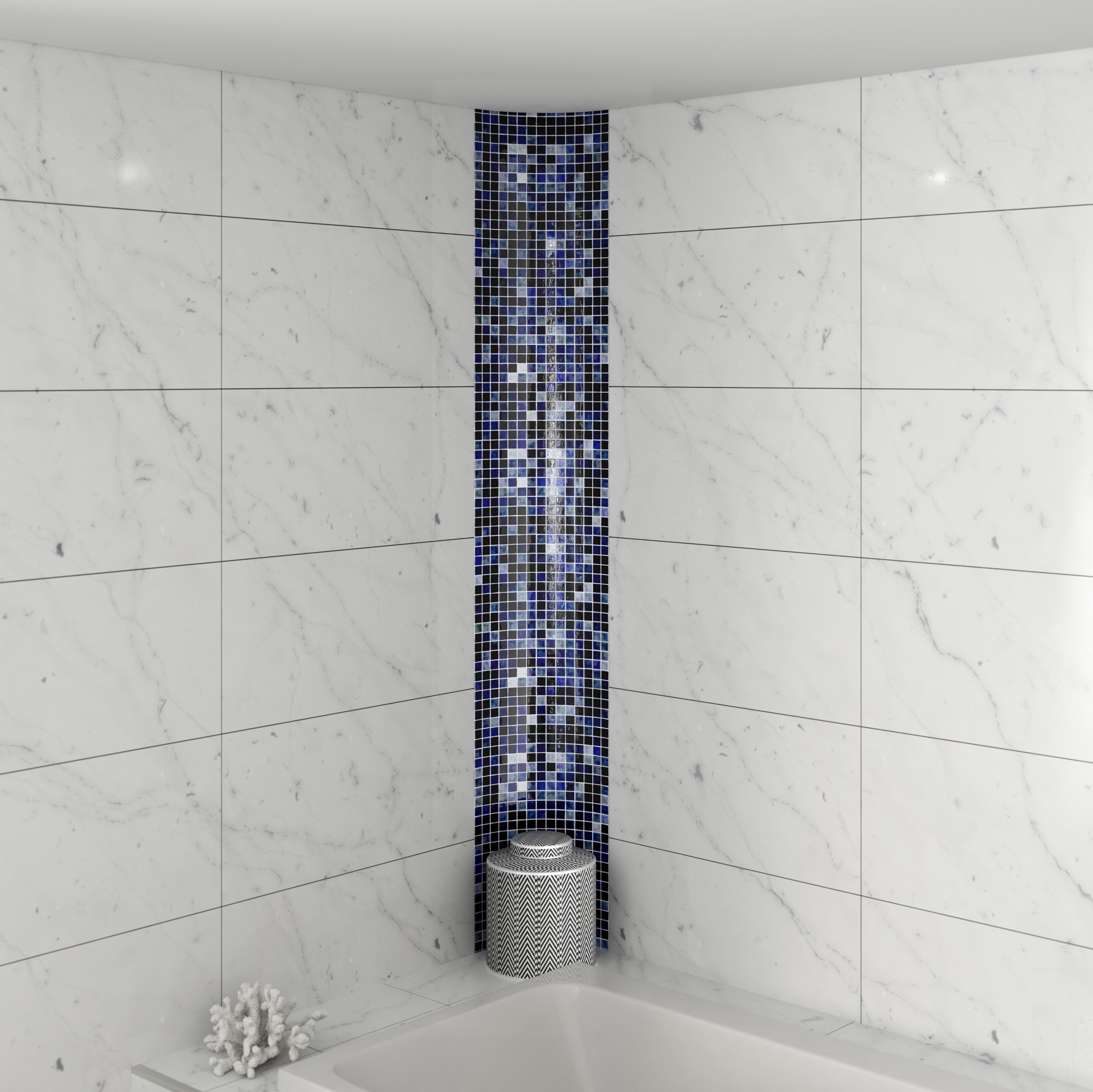 Ortano Azola® Concave Corner - Blissful Bathing Solutions