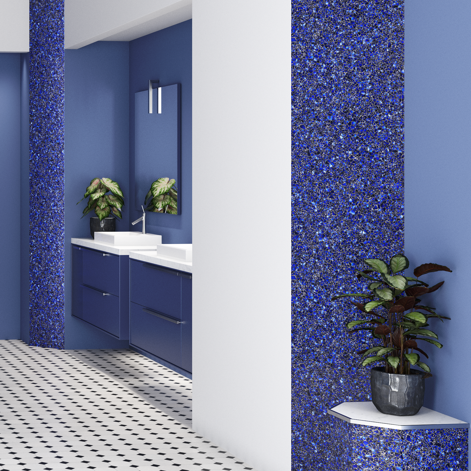 Ortano Azola® Triangular Corner - Blissful Bathing Solutions