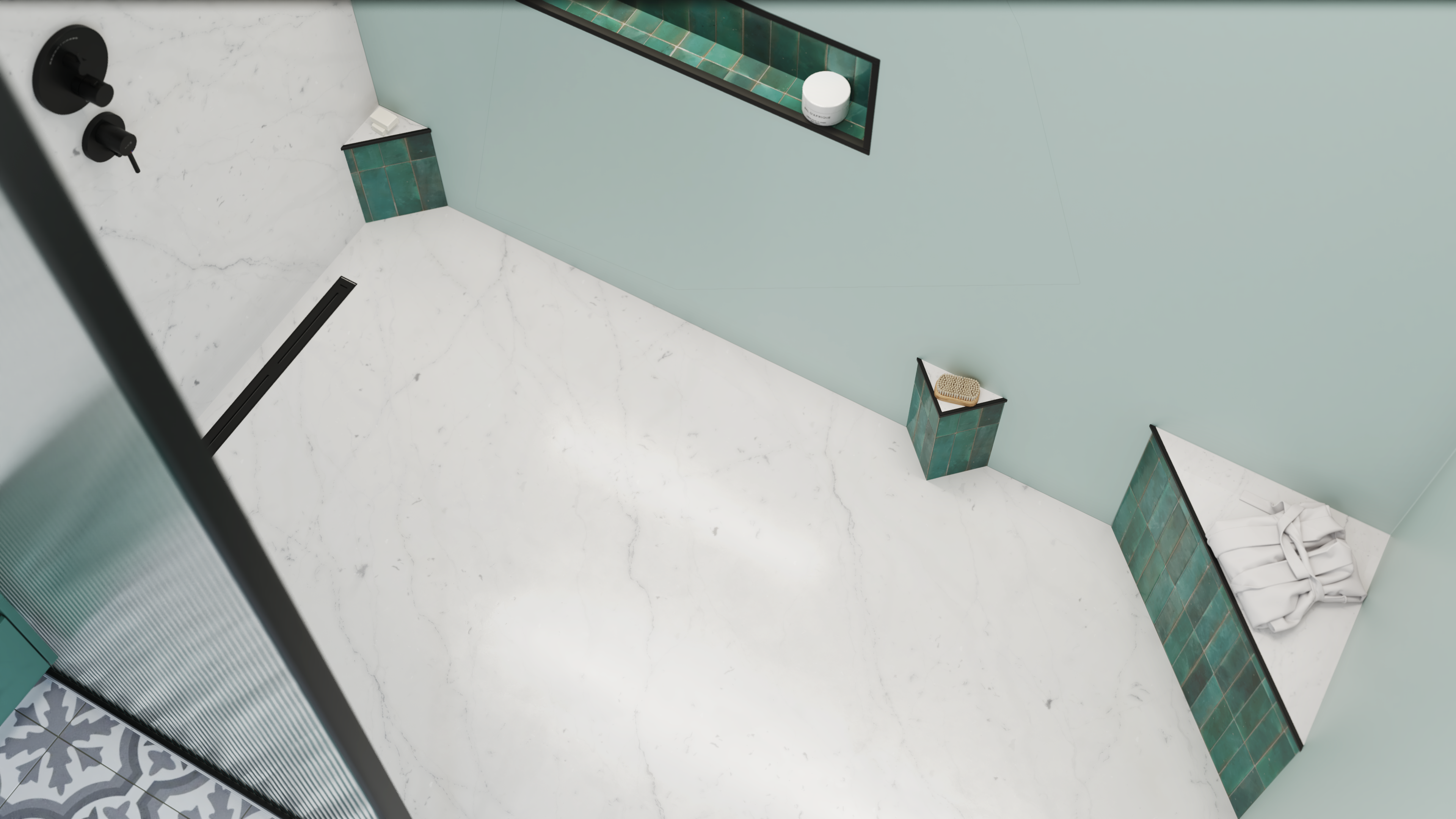 Ortano Triangular Corner Seat