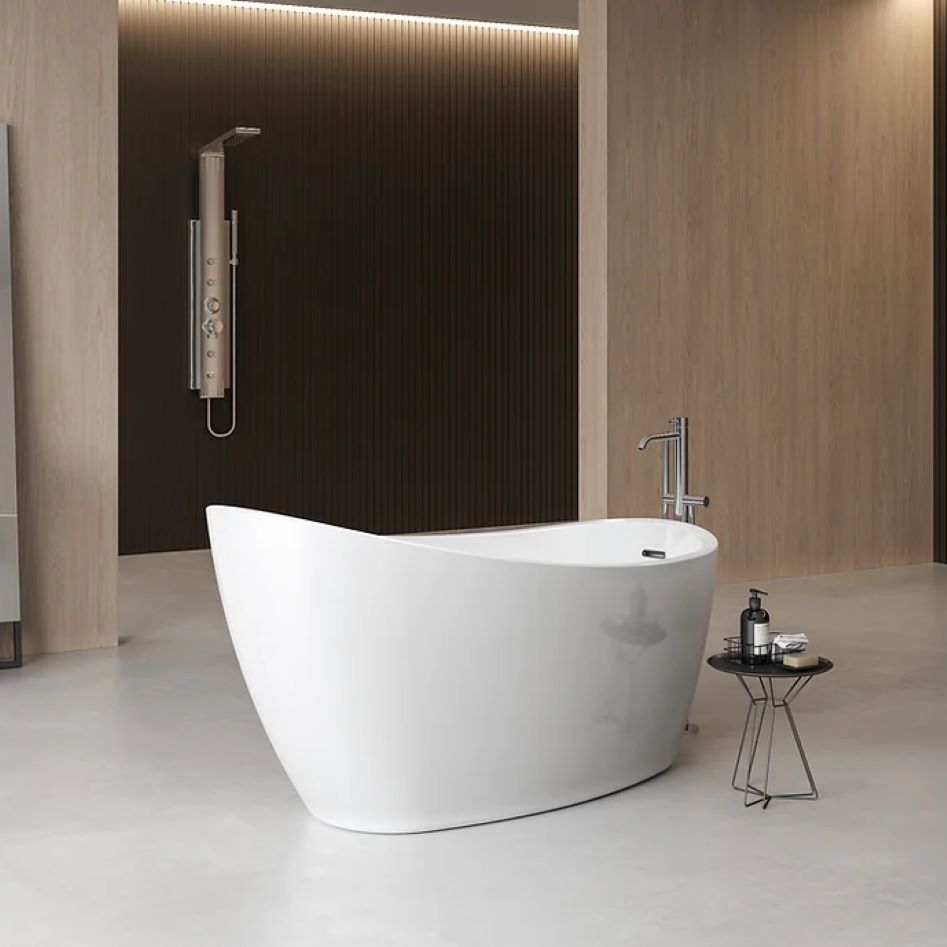 Charlotte Edwards Proteus Gloss White Freestanding Bath