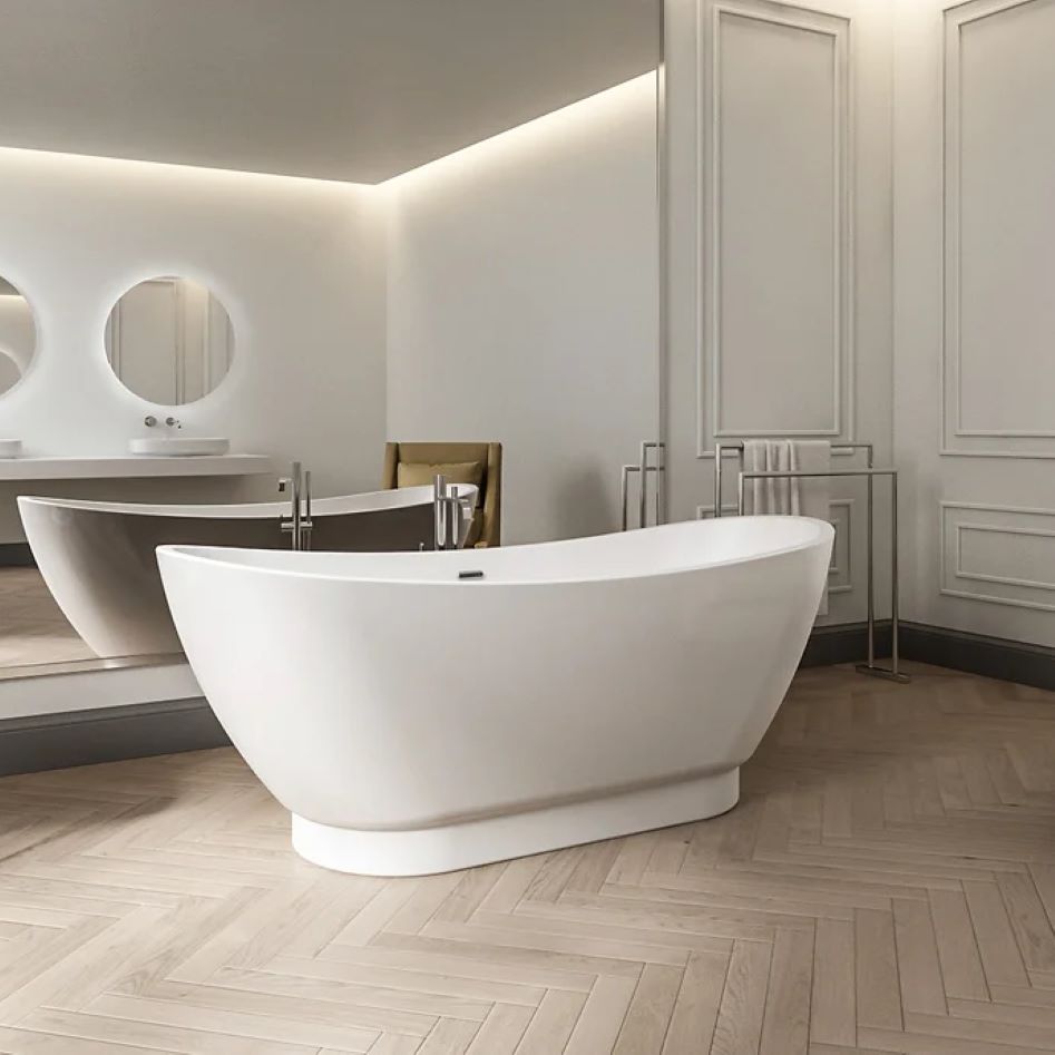 Charlotte Edwards Richmond Gloss White Freestanding Bath