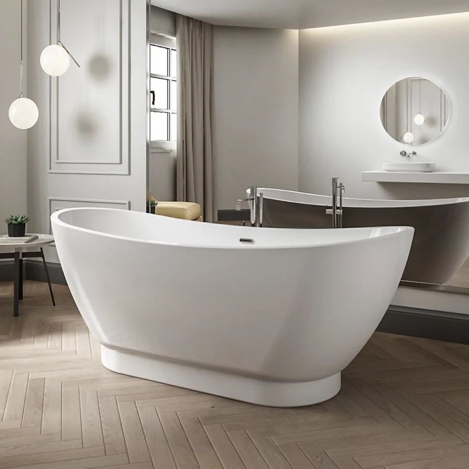 Charlotte Edwards Richmond Gloss White Freestanding Bath