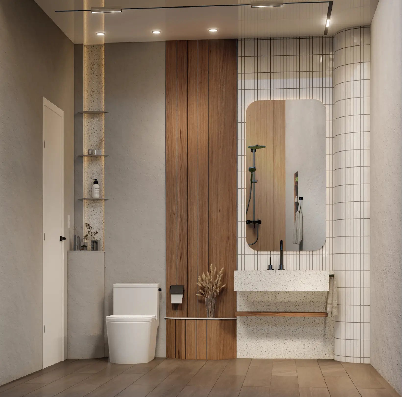 Ortano Azola® Quadrant Corner 191mm - Blissful Bathing Solutions