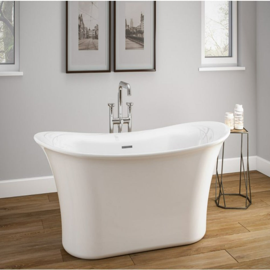 Royce Morgan Ashley freestanding bath with white decor