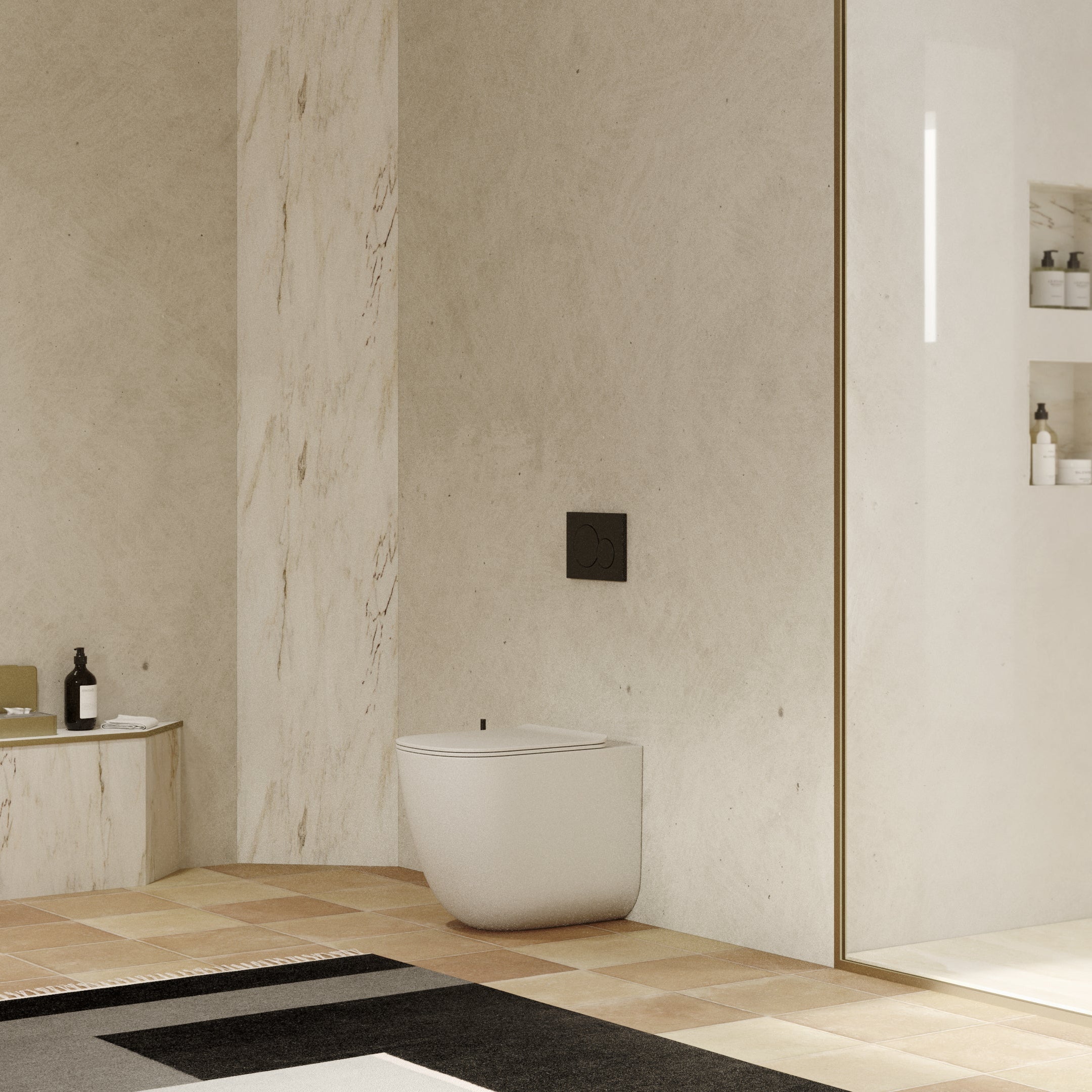 Ortano Azola® Triangular Corner - Blissful Bathing Solutions