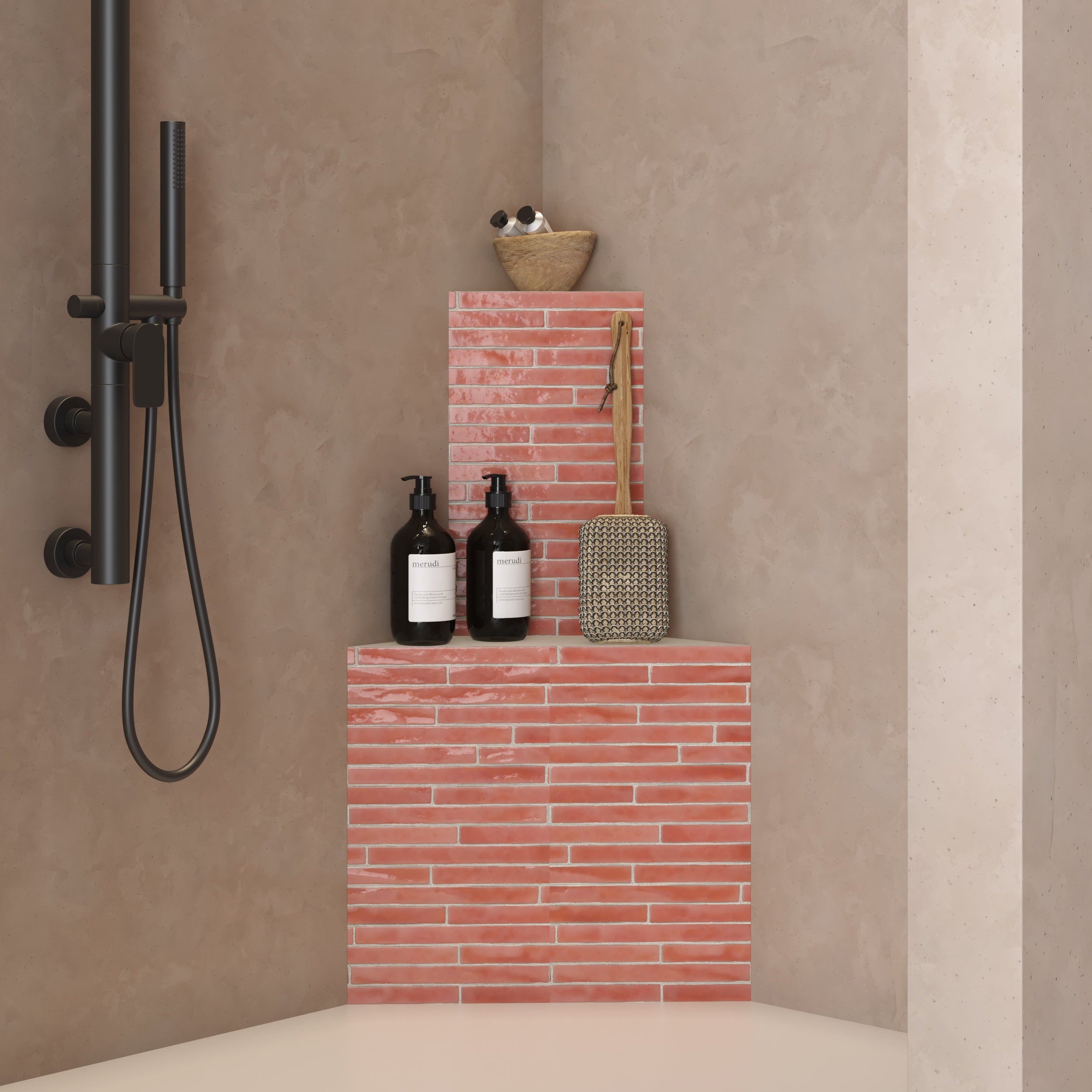Ortano Valdana® Shelf System 180mm shapes - Blissful Bathing Solutions