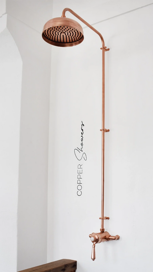 Aduro Stylish Copper Mixer Shower