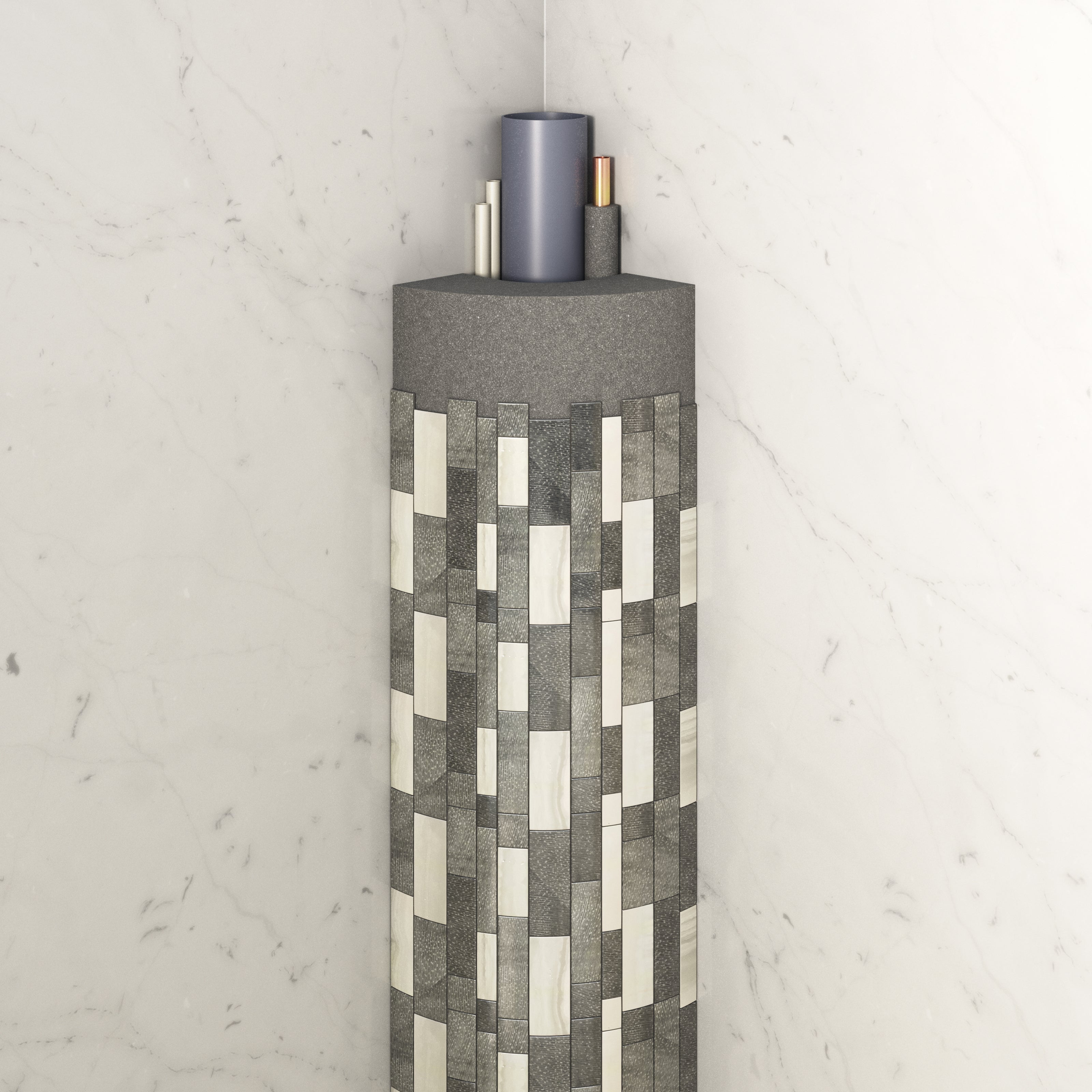 Ortano Azola® Quadrant Pipe Boxing - Blissful Bathing Solutions