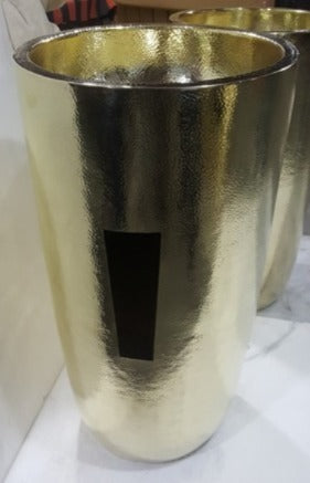 Ortano Alphin Brass Pedestal Freestanding Basin Hammered - Blissful Bathing Solutions