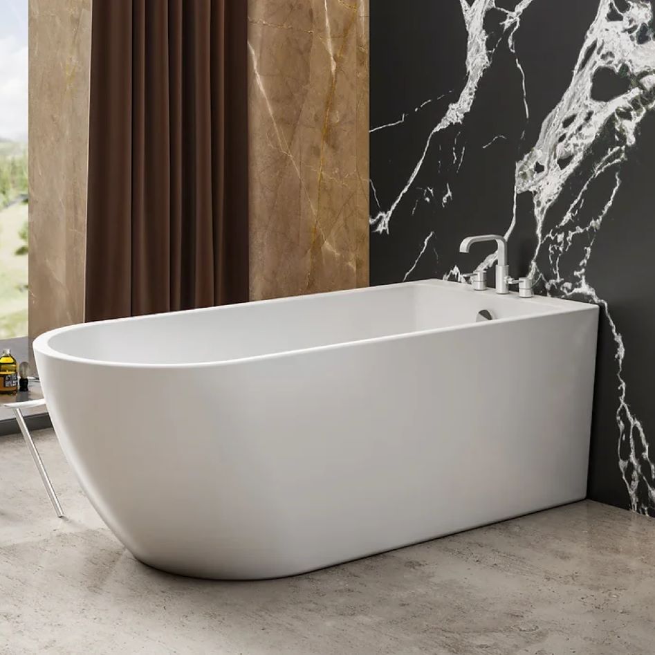 Charlotte Edwards Belgravia Single Ended Gloss White Freestanding Bath