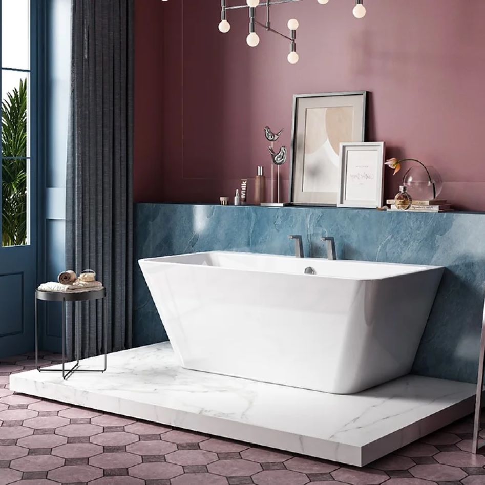 Charlotte Edwards Eris Gloss White Freestanding Bath