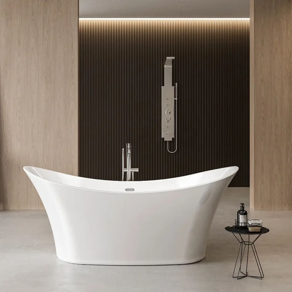 Charlotte Edwards Harrow Gloss White Freestanding Bath 1700x700x720mm