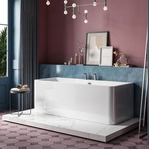 Vincent Alexander Stratford Gloss White Freestanding Bath