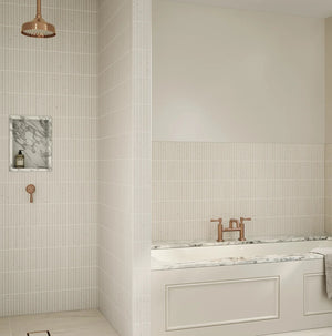 Kingsley Deck Mounted Bath Filler - 2 Tap Hole - Brushed Copper