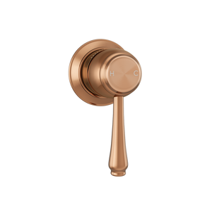 Kingsley Thermostatic Shower Mixer - Brushed Copper