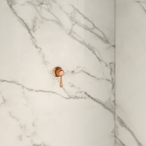 Kingsley Thermostatic Shower Mixer - Brushed Copper