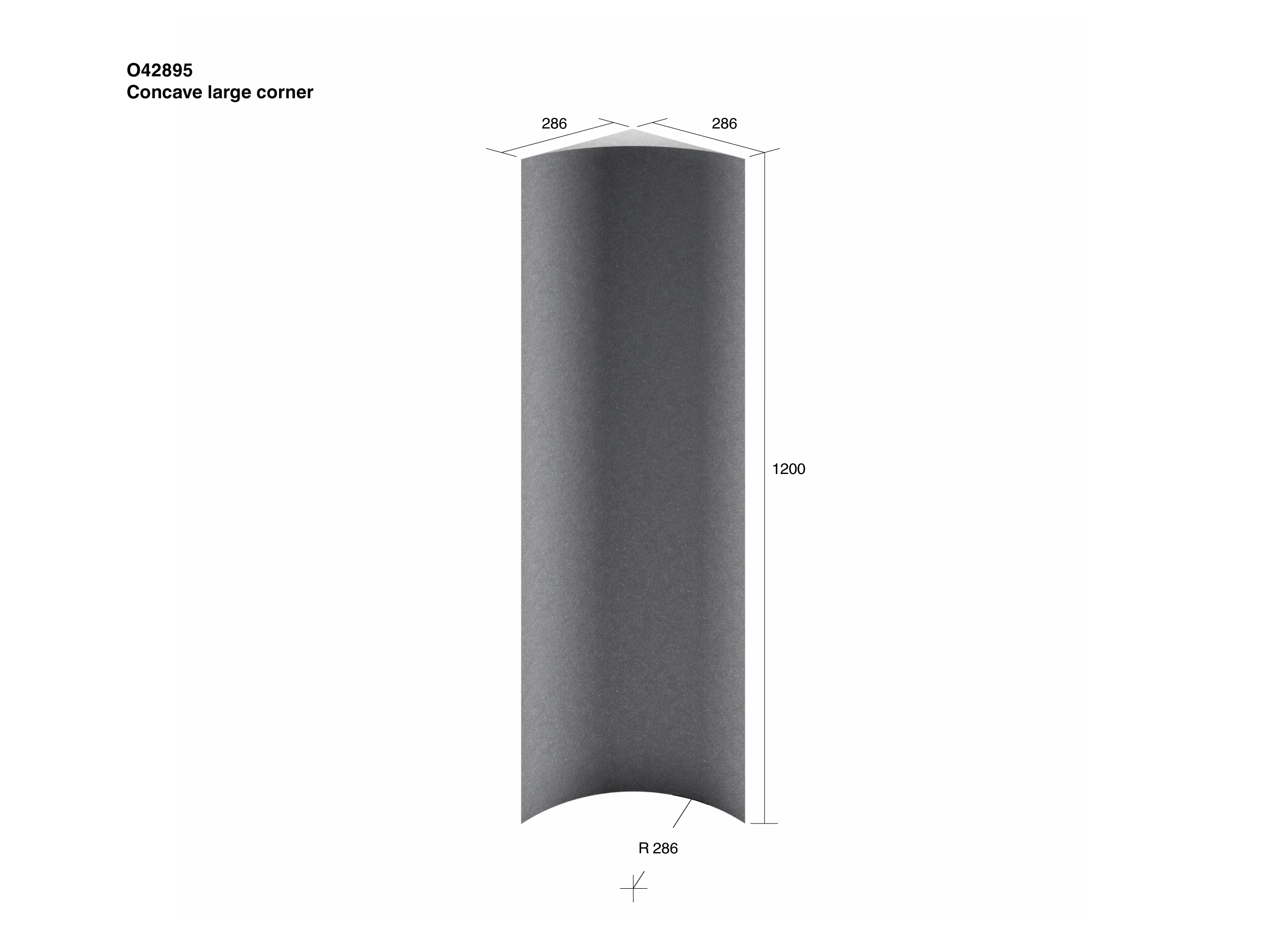 Ortano Azola® Concave Large half height - Blissful Bathing Solutions