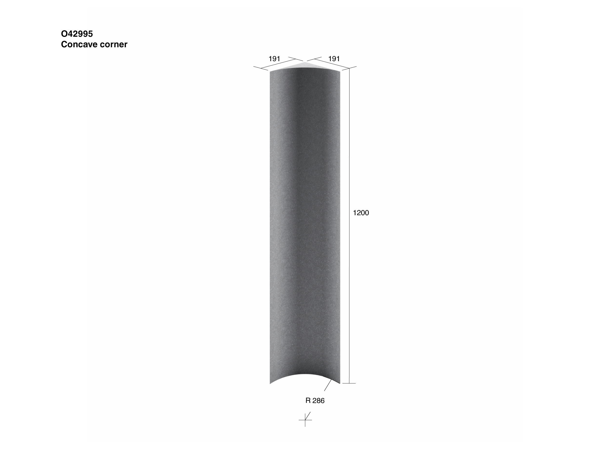 Ortano Azola® Concave Corner - Blissful Bathing Solutions