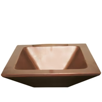 Rectangular Double Wall Copper Sink - Blissful Bathing Solutions
