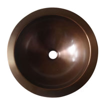 Round Antique Copper Sink - Blissful Bathing Solutions