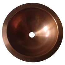 Round Antique Copper Sink - Blissful Bathing Solutions