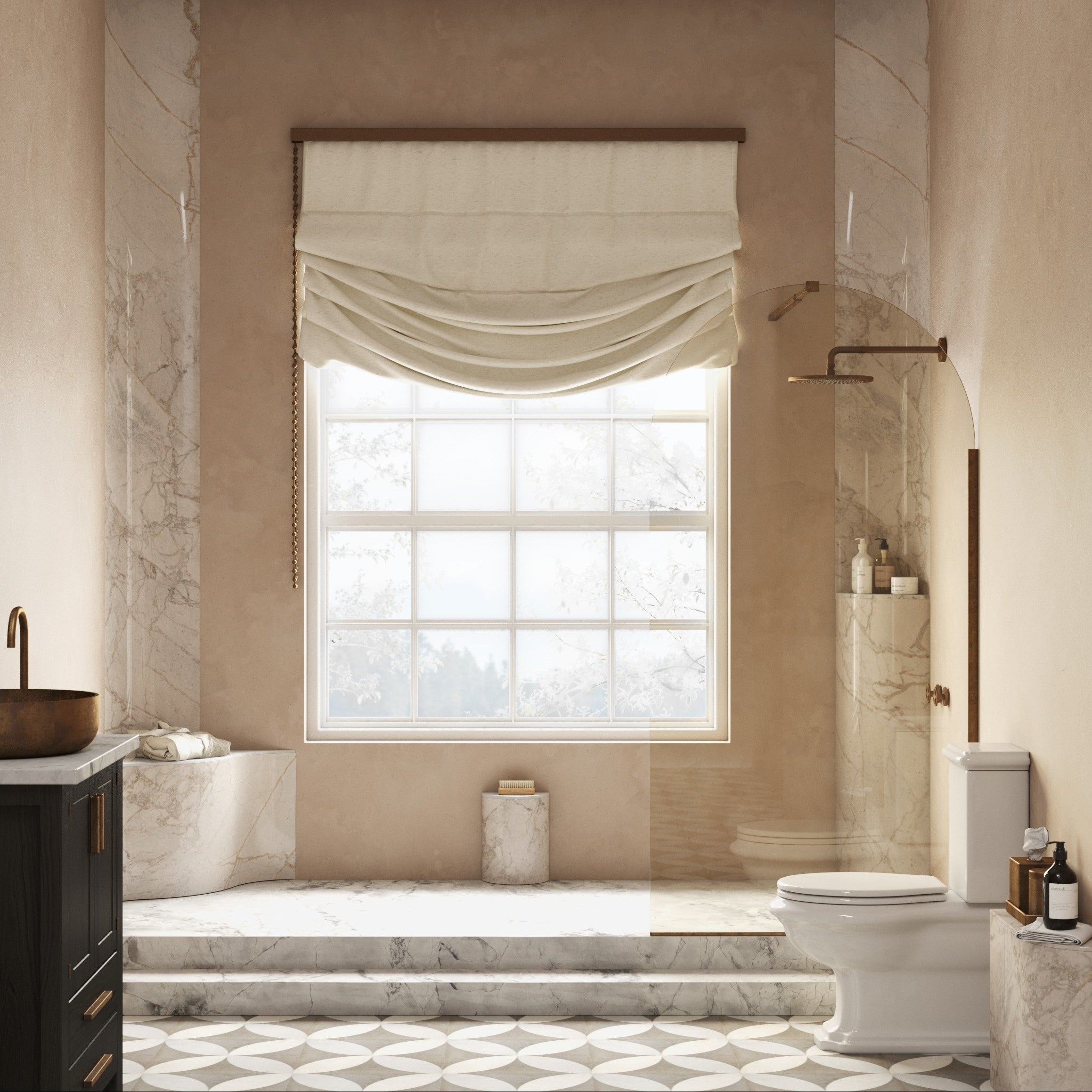 Ortano Shaped Corner Seat - Blissful Bathing Solutions