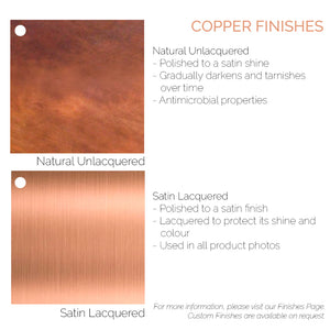Heated Copper Towel Ladder Rail